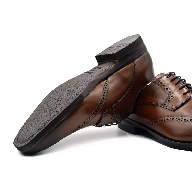 25-531-BCN STEFANO Italian Calfskin Burnished Cognac