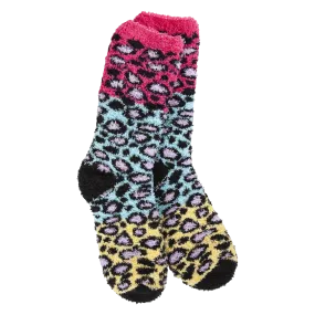 75093 Multi Leopard Socks