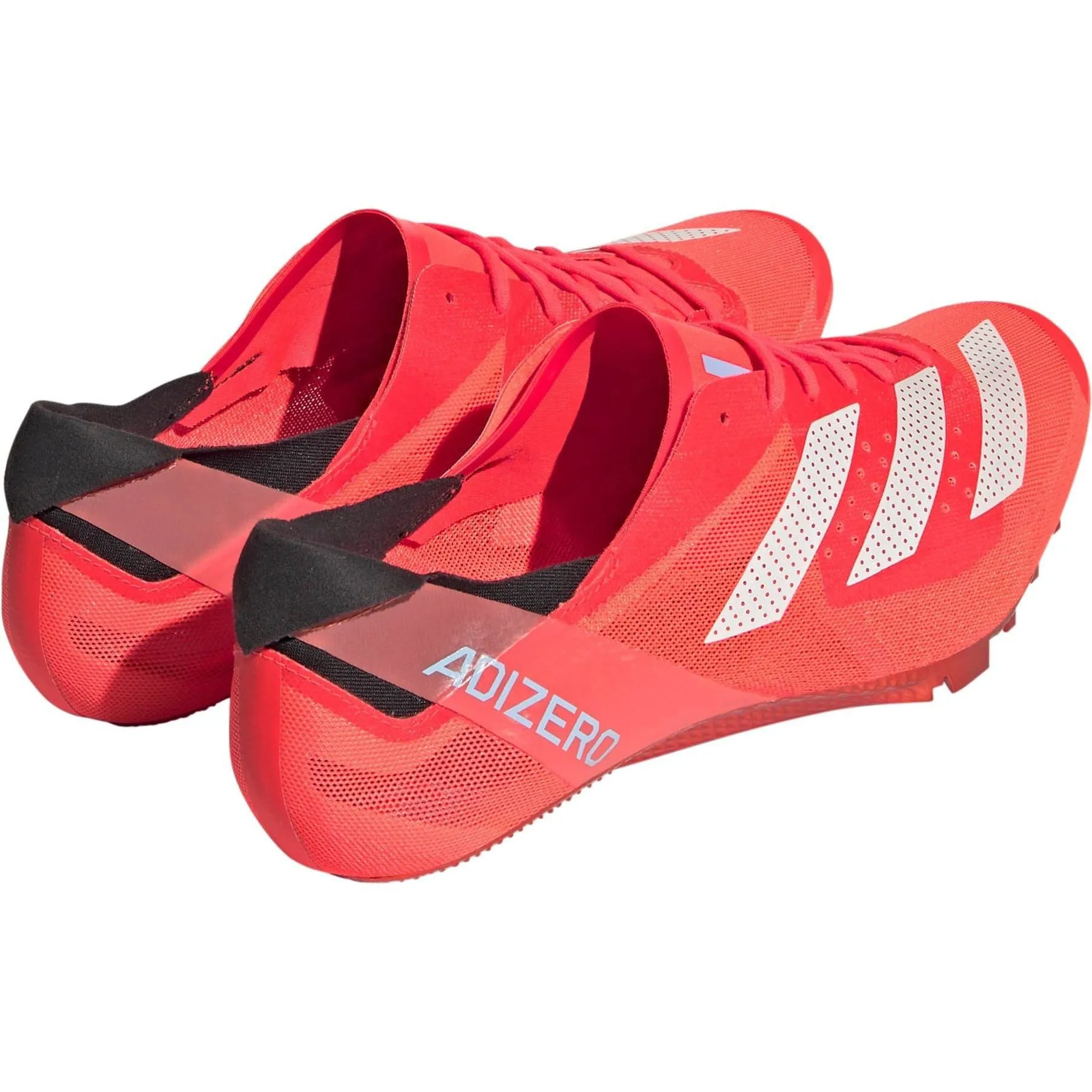 Red Adidas Adizero Finesse High-Performance Running Spikes