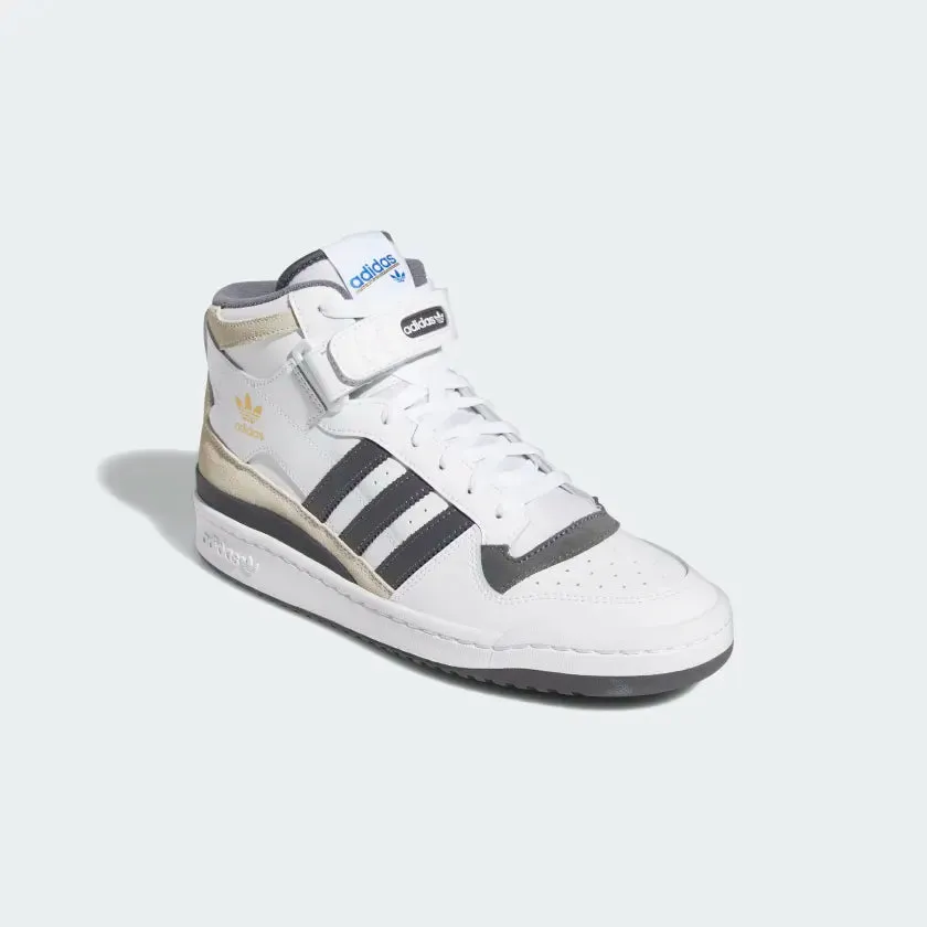 Adidas Forum Mid - Cloud White / Grey Five / Gold Metallic