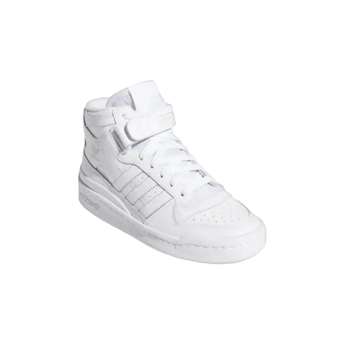 Adidas Originals Forum Mid FZ2086 white boys' high sneakers