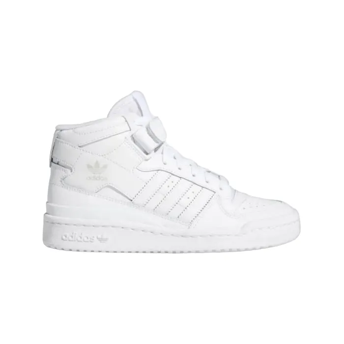 Adidas Originals Forum Mid FZ2086 white boys' high sneakers