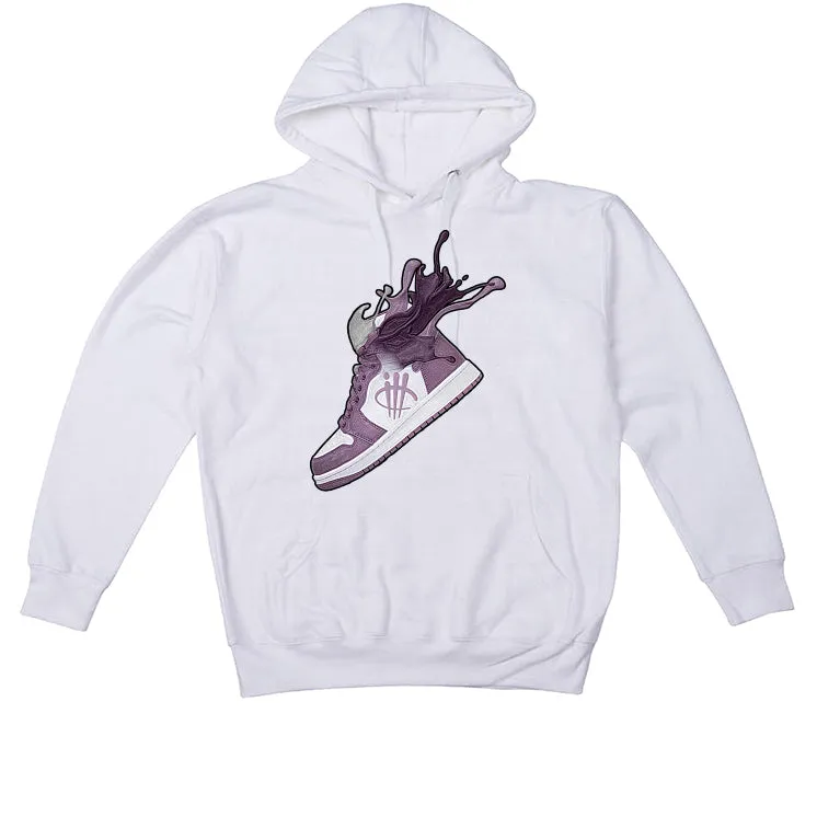 Air Jordan 1 High OG Mauve White T-Shirt (SPLASH)