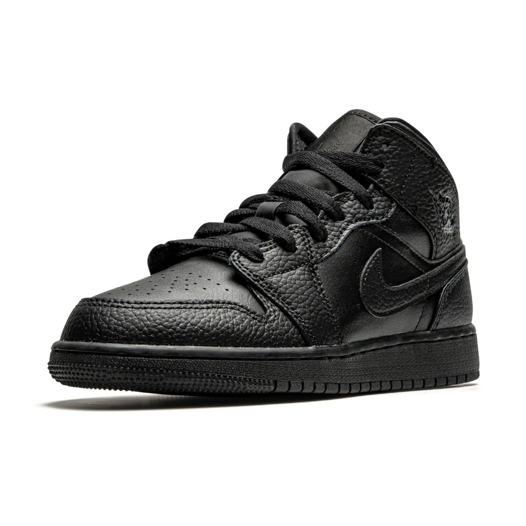 Air Jordan 1 Mid GS 'Triple Black' 2020