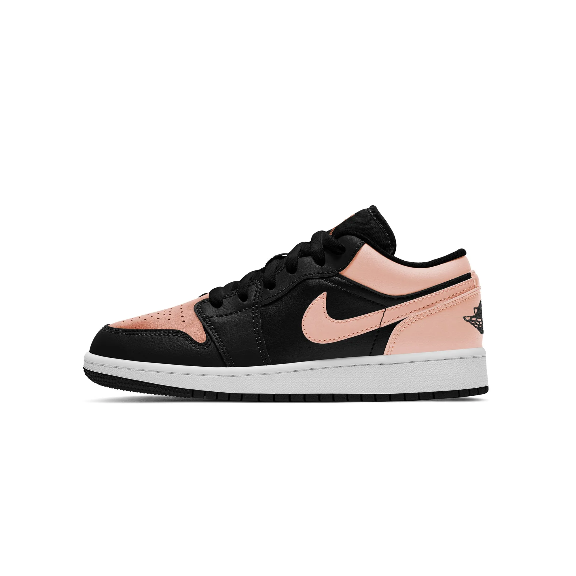 Air Jordan 1 Youth Low Shoes 'Black/Arctic Orange-White'