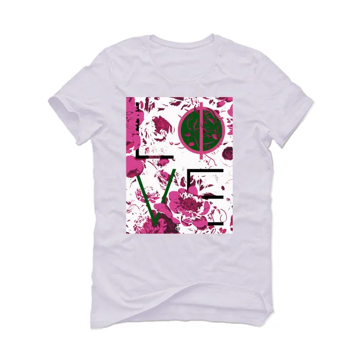 Air Jordan 12 "Floral"  White T-Shirt (LOVE)