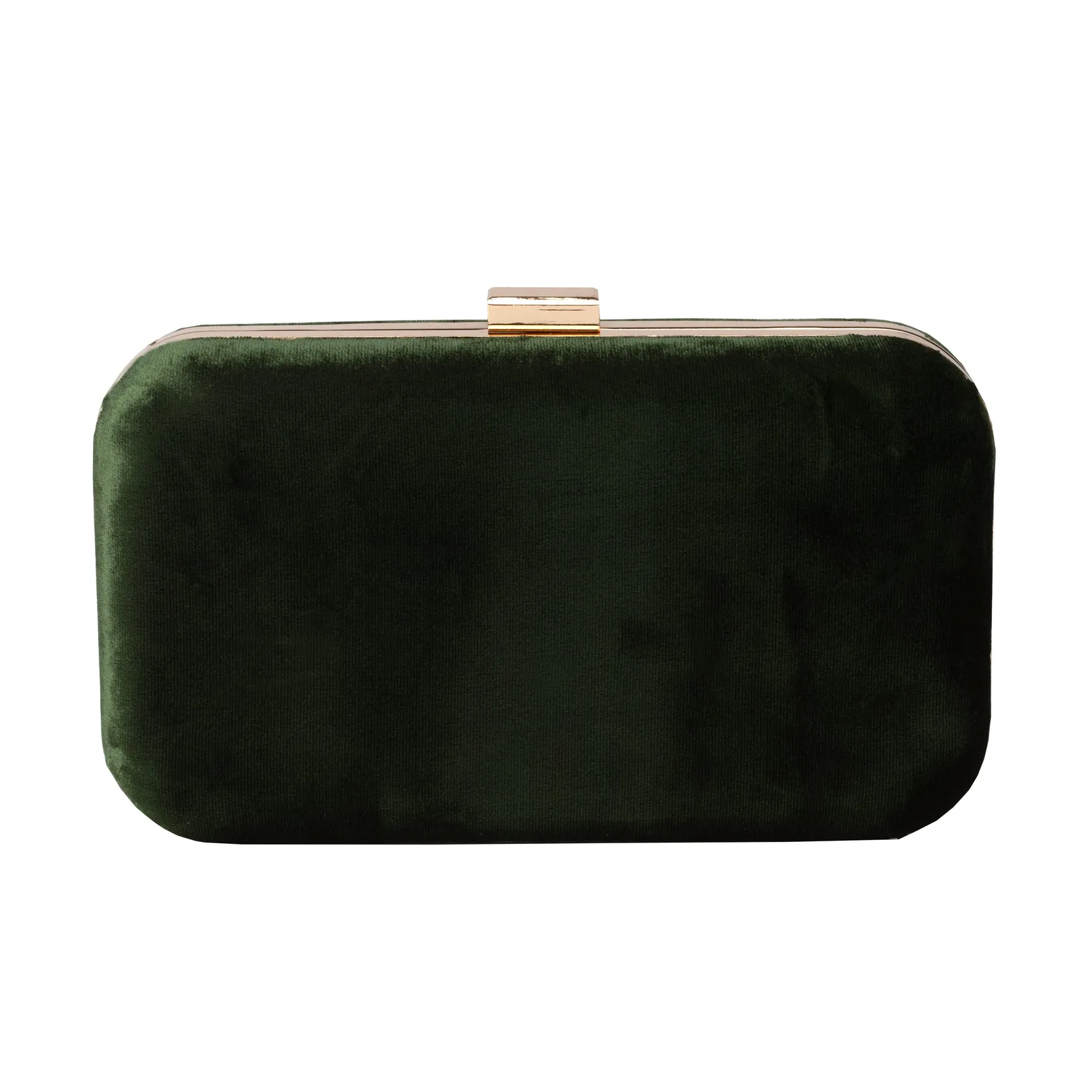 Amelia Forest Green Clutch