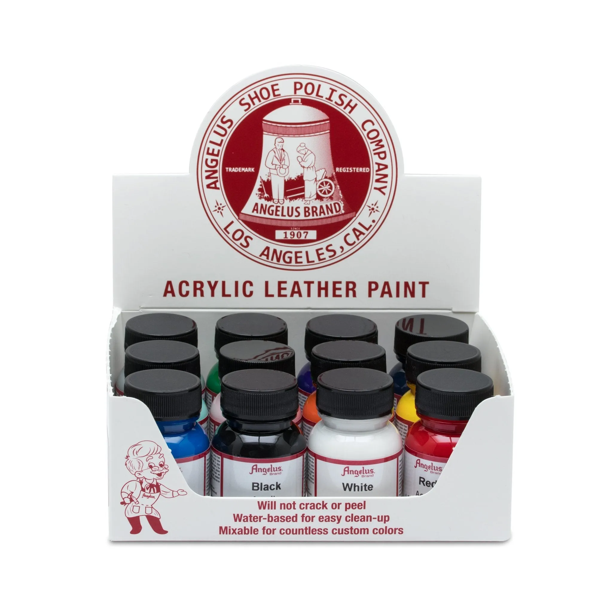 Angelus 12 Color Paint Bundle