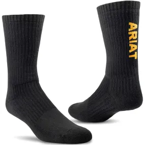 Ariat Work Premium Cotton Crew Socks - 3 Pack