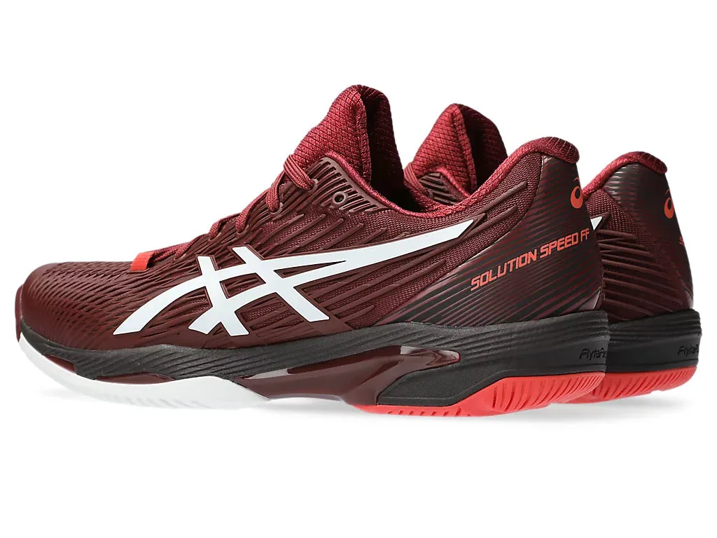 Asics Solution Speed FF 2 Tennis Shoe - Antique Red/White