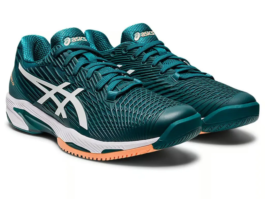 Asics Solution Speed FF 2 Tennis Shoe - Velvet Pine/White