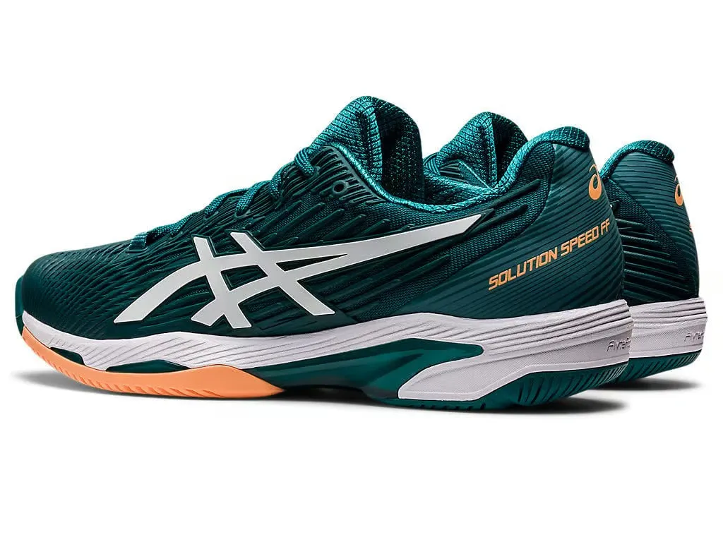 Asics Solution Speed FF 2 Tennis Shoe - Velvet Pine/White