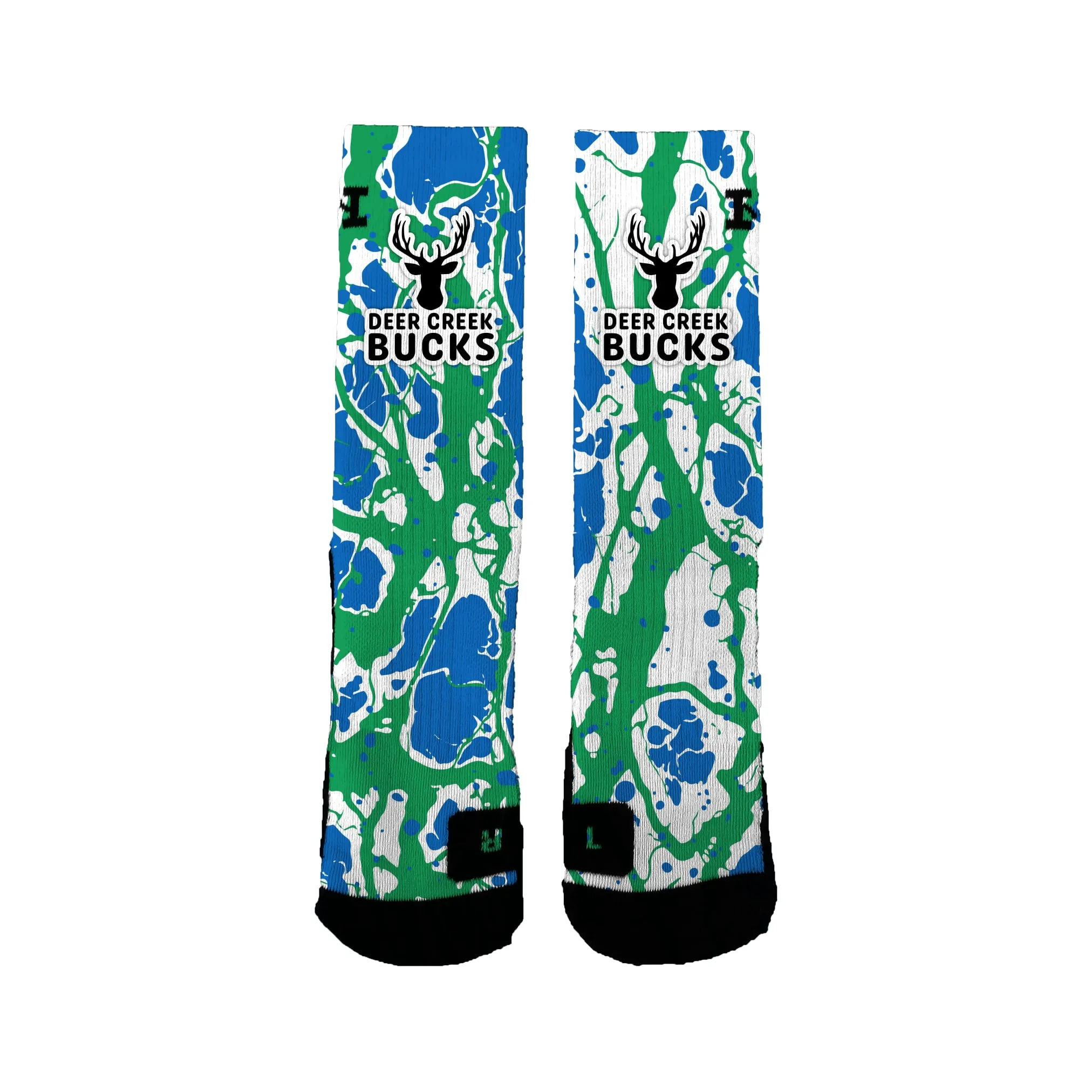 Deer Creek Elementary Bolts Socks