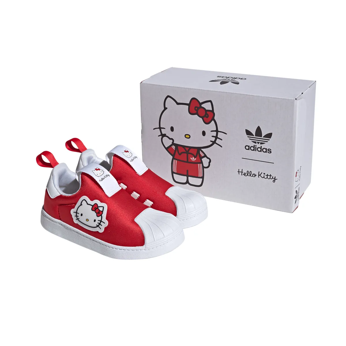   Hello Kitty Kid's Superstar 360 'Vivid Red'