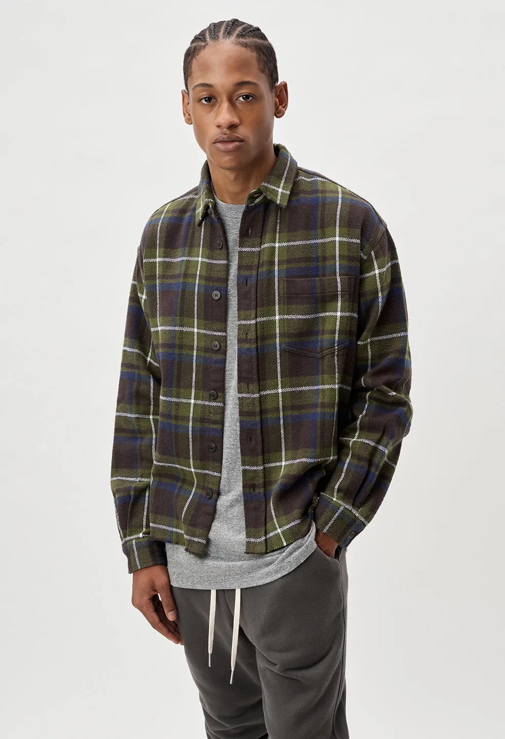 Hemi Oversized Shirt / Butte Plaid