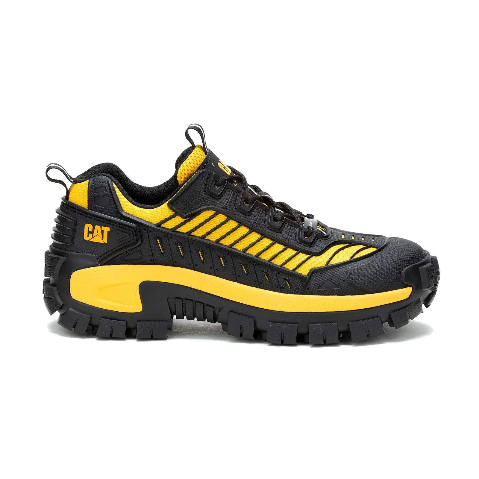 Invader Mecha Nm Men's Composite-Toe Work Shoes Black/Cat Yellow