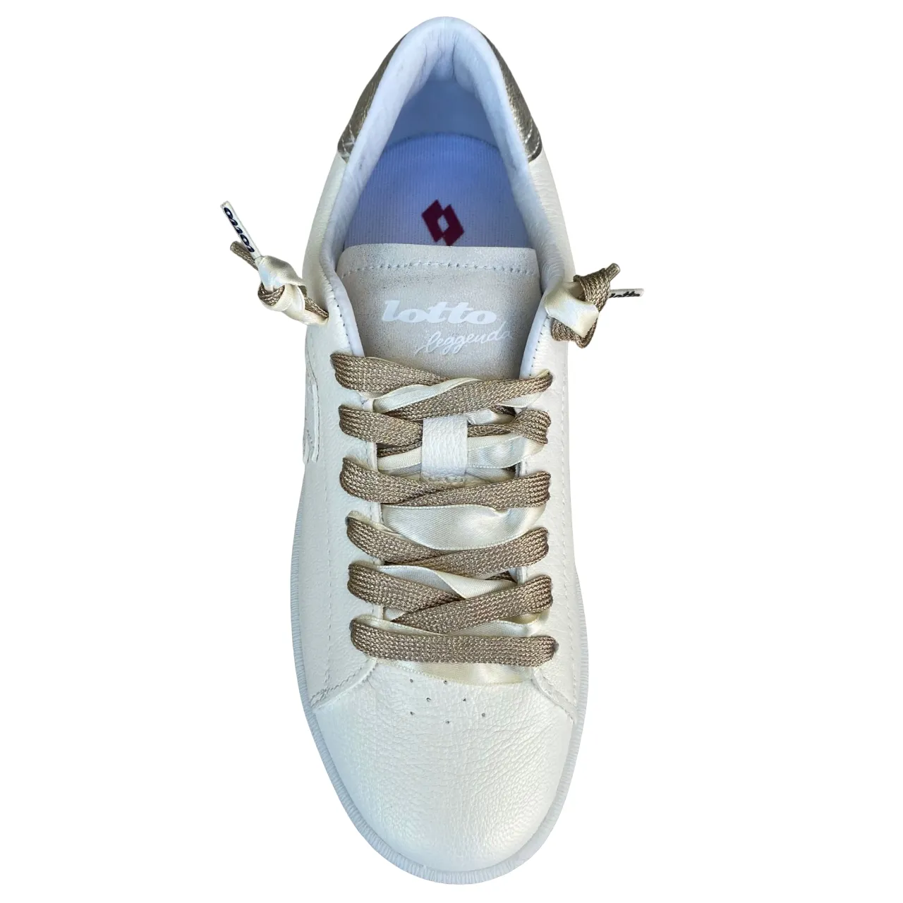 Lotto Leggenda women's sneaker shoe Autograph Pearl 221130 61I antique white-golden almond