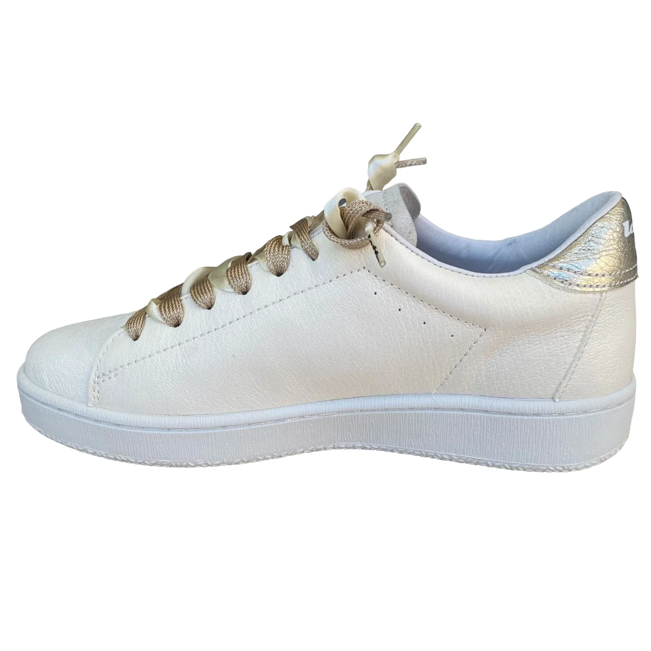 Lotto Leggenda women's sneaker shoe Autograph Pearl 221130 61I antique white-golden almond