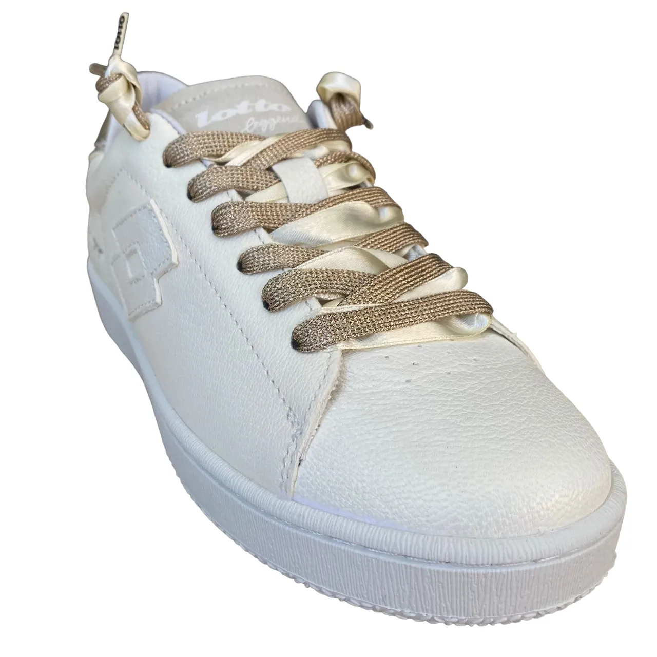 Lotto Leggenda women's sneaker shoe Autograph Pearl 221130 61I antique white-golden almond