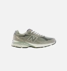 Made in USA 990v3 Mens Running Shoe - Grey/White