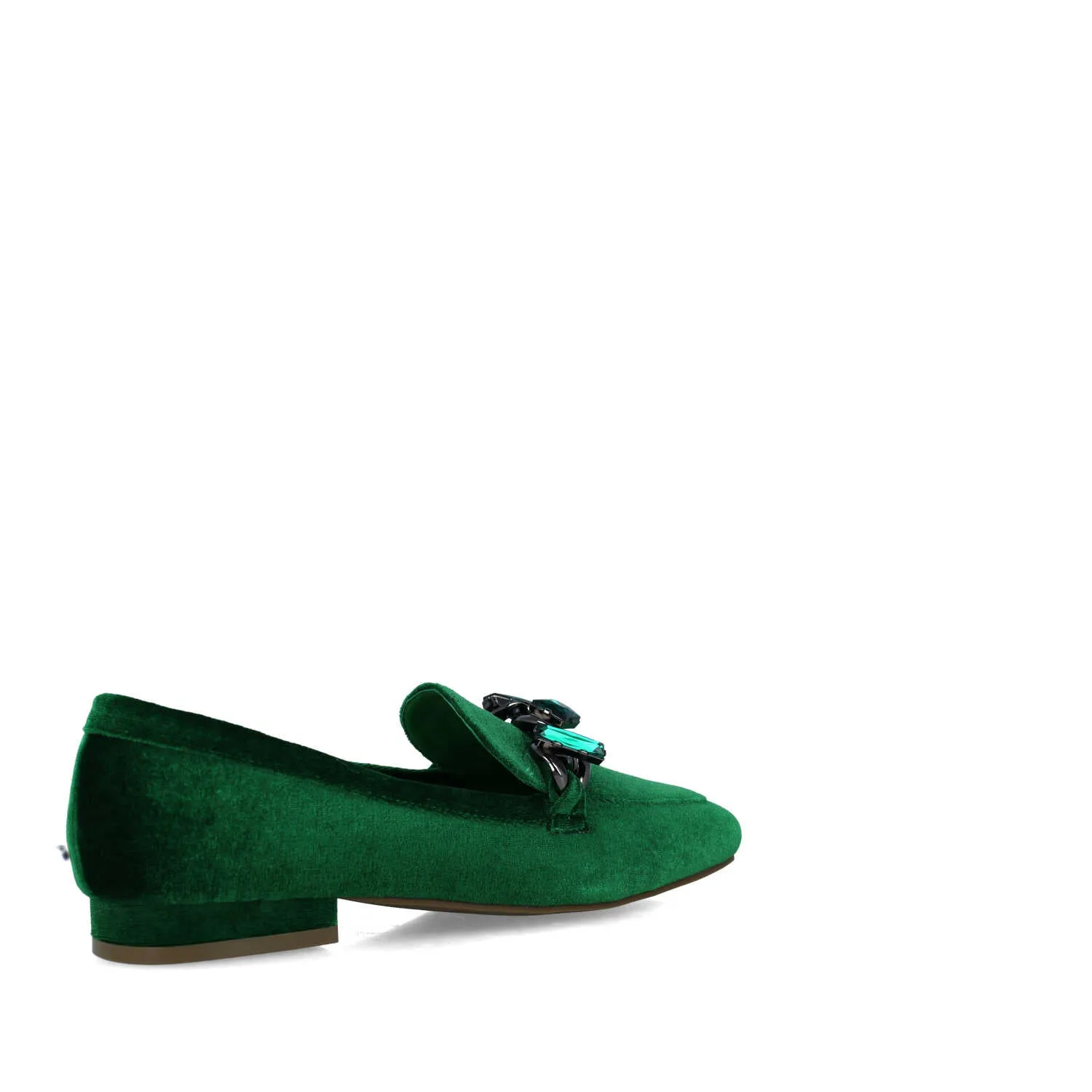 MENBUR Green Velvet Loafer