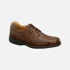 Men's Brown Bicycle Toe "Shuler" Shoe by Johnston & Murphy