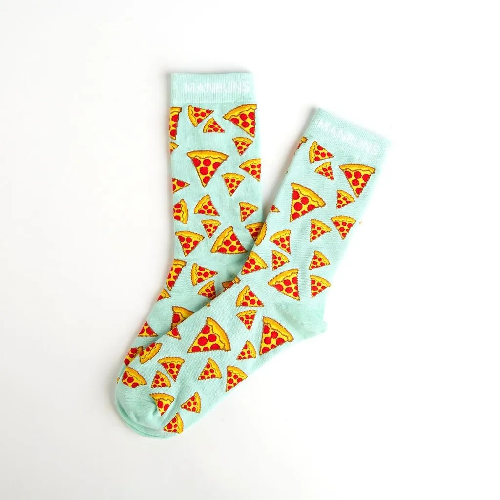 Men's Pizza Boxer Brief Underwear and Sock Set