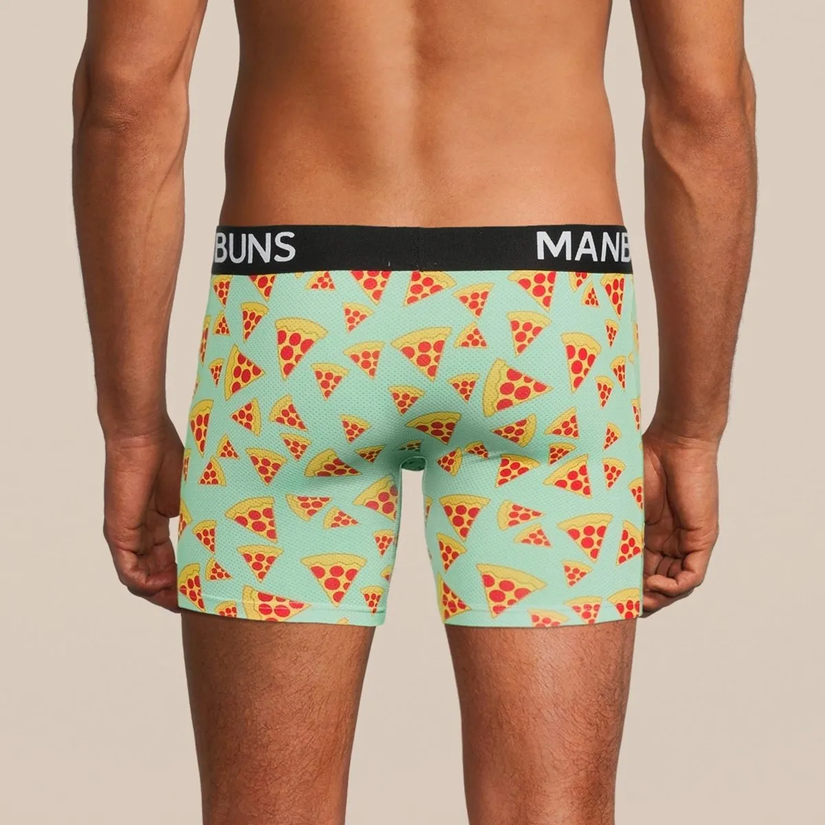 Men's Pizza Boxer Brief Underwear and Sock Set