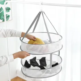 Multi-Layer Folding Clothes Drying Laundry Basket