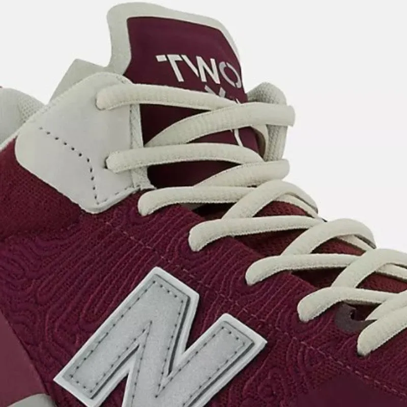 NB Two WXY Men's Basketball Court Shoe - Crimson / Grey / White