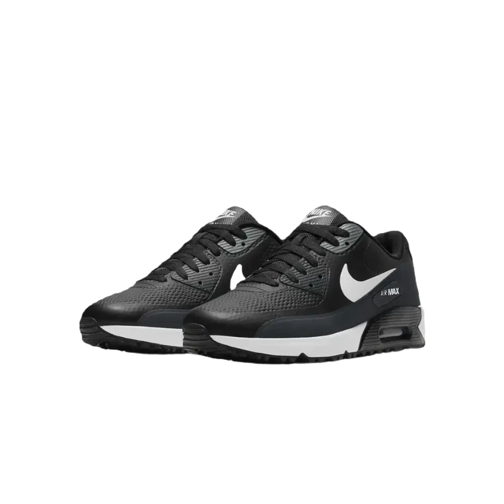 Nike Air Max 90 G Spikeless Golf Shoe - Black/White