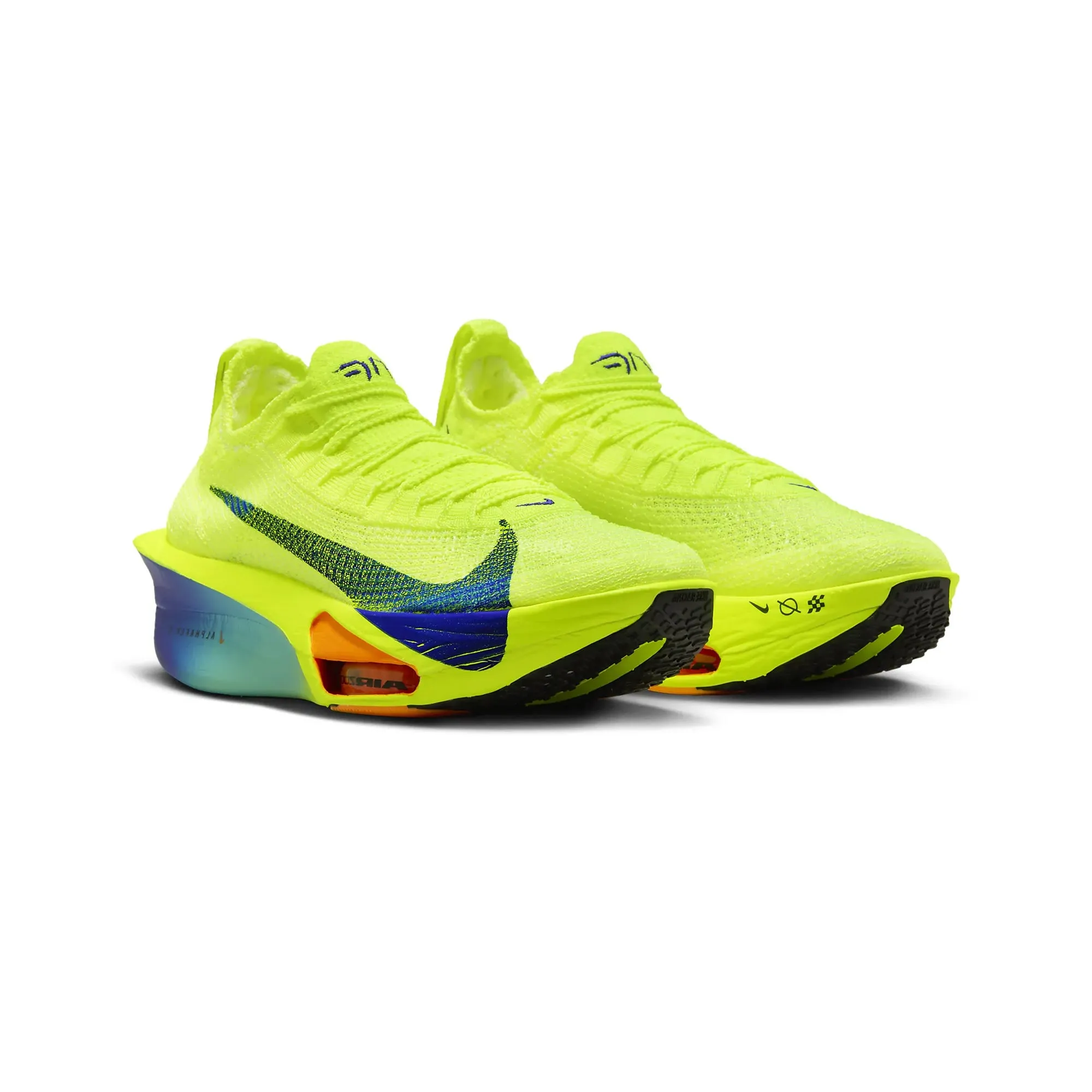 Optimize the title of this e-commerce product: Nike Alphafly 3 Volt Concord (2024) to Nike Alphafly 3 Running Shoes in Vibrant Volt and Concord Purple - 2024 Edition