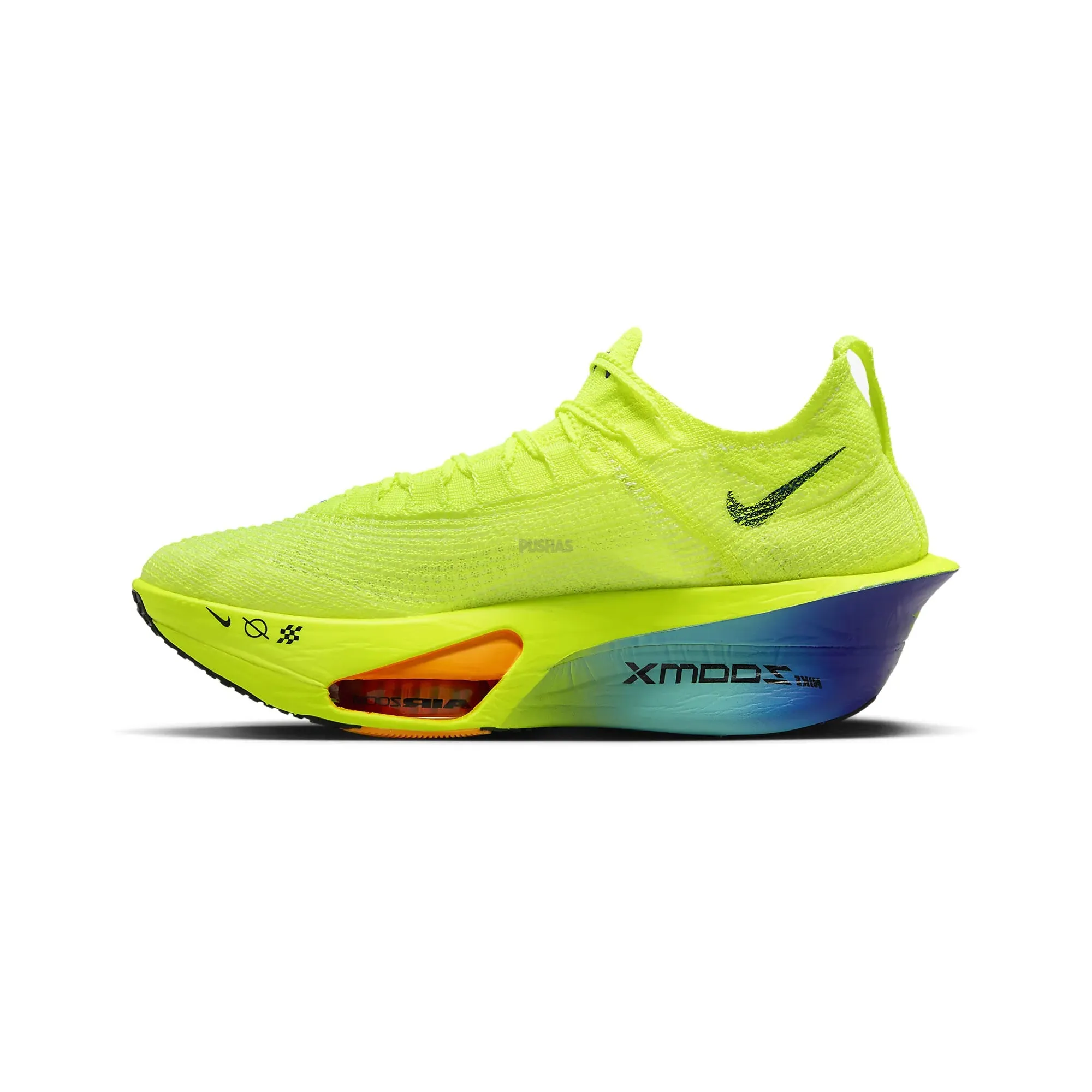 Optimize the title of this e-commerce product: Nike Alphafly 3 Volt Concord (2024) to Nike Alphafly 3 Running Shoes in Vibrant Volt and Concord Purple - 2024 Edition