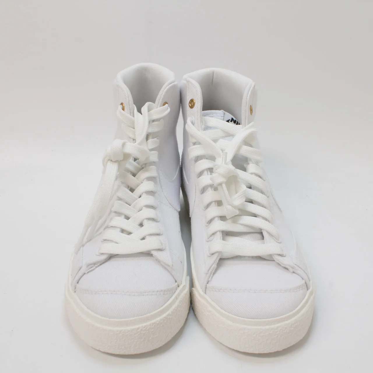 Nike Blazer Mid 77 White White Sail Black Canvas Uk Size 3