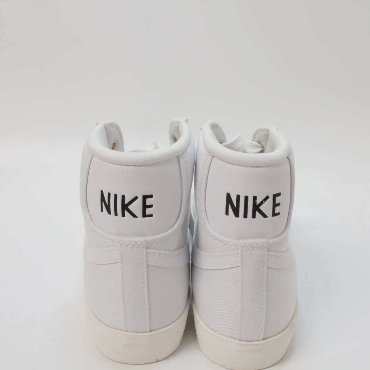 Nike Blazer Mid 77 White White Sail Black Canvas Uk Size 3