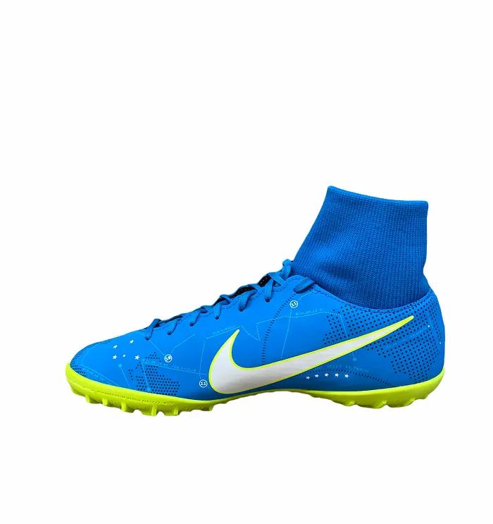 Nike men's soccer shoe Mercurialx Victory 6 DF NJR TF 921514 400 blue