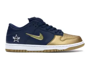 Nike SB Dunk Low Supreme Jewel Swoosh Gold