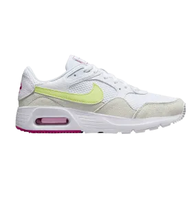 Nike Women's Air Max SC Shoes - White / Light Lemon Twist / Fireberry / Blue Tint