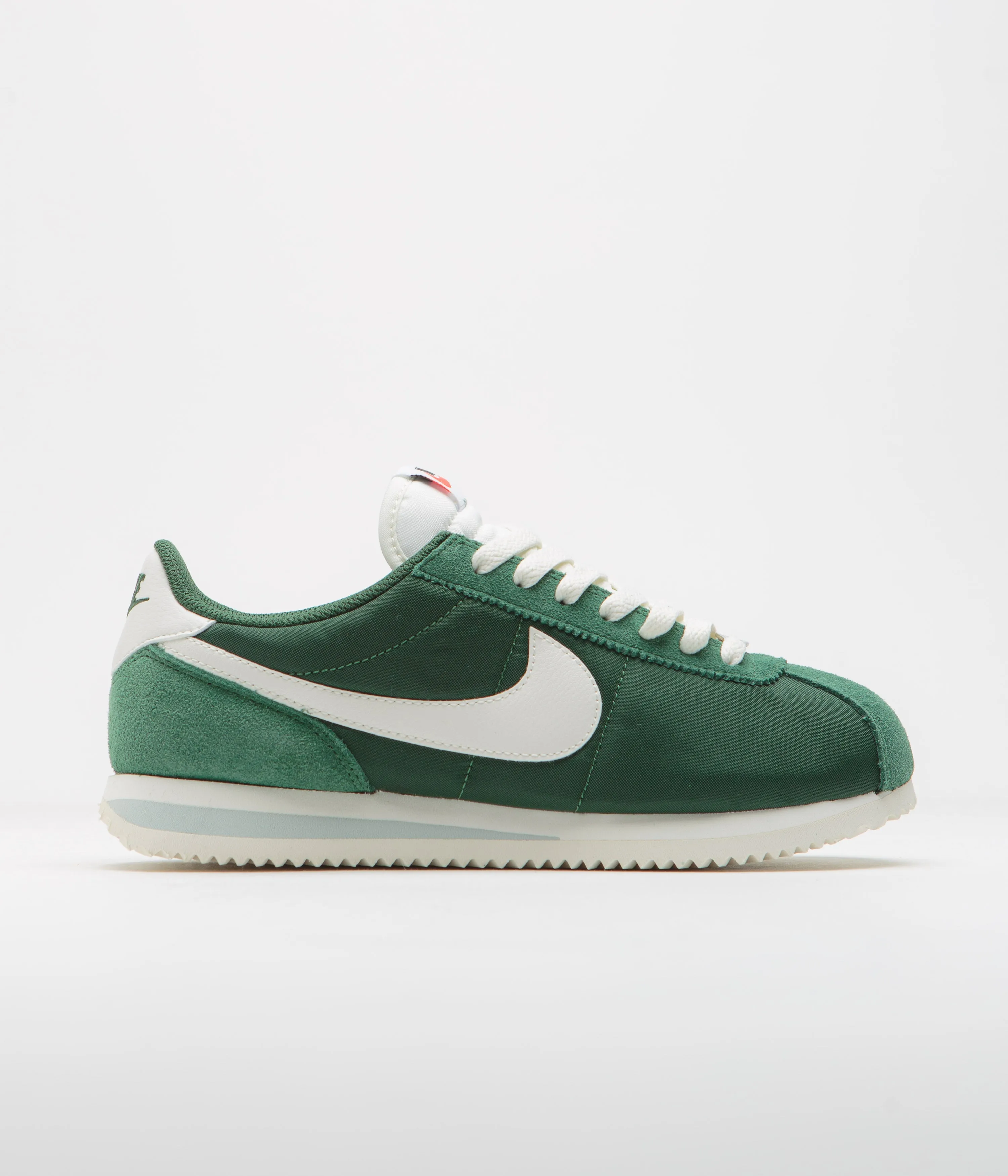 Nike Womens Cortez TXT Shoes - Fir / Sail - Sail - Light Silver