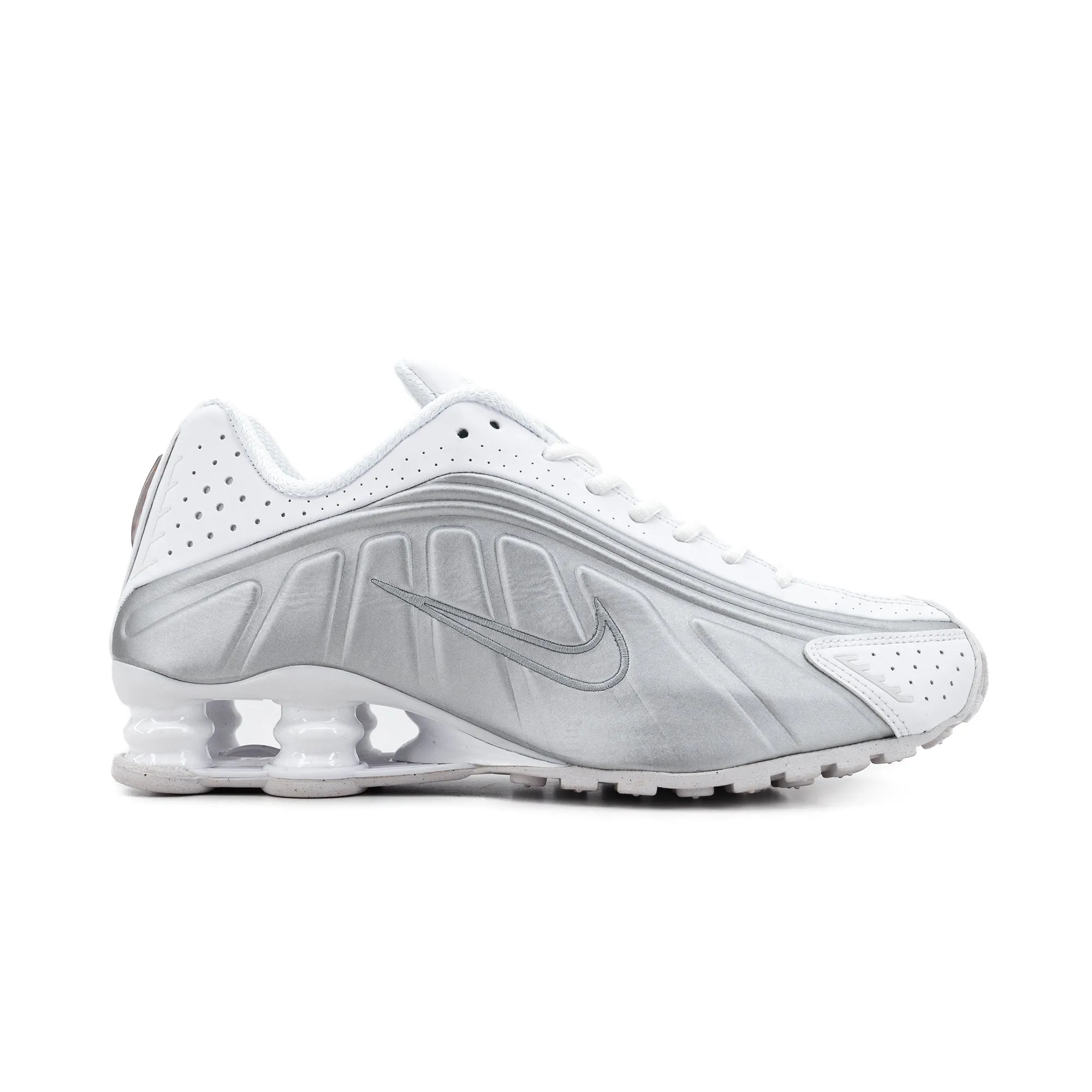 Nike Women's Shox R4 "White Metallic" AR3565-101