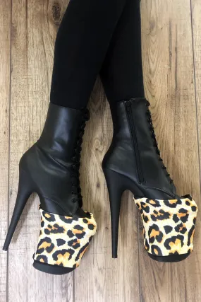 Pole Addict Shoe Protectors - Sunrise Leopard