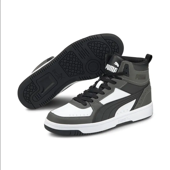 Puma men's high sneakers Rebound JOY 374765 08 dark grey-black-white