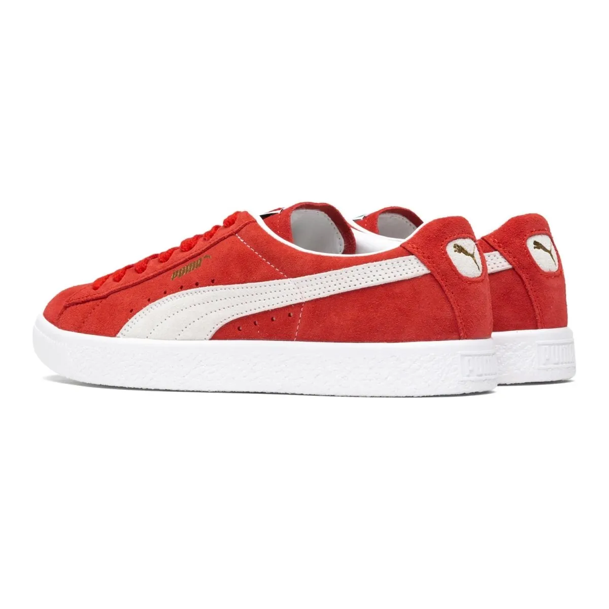 Puma Men's Suede Vtg Red/White