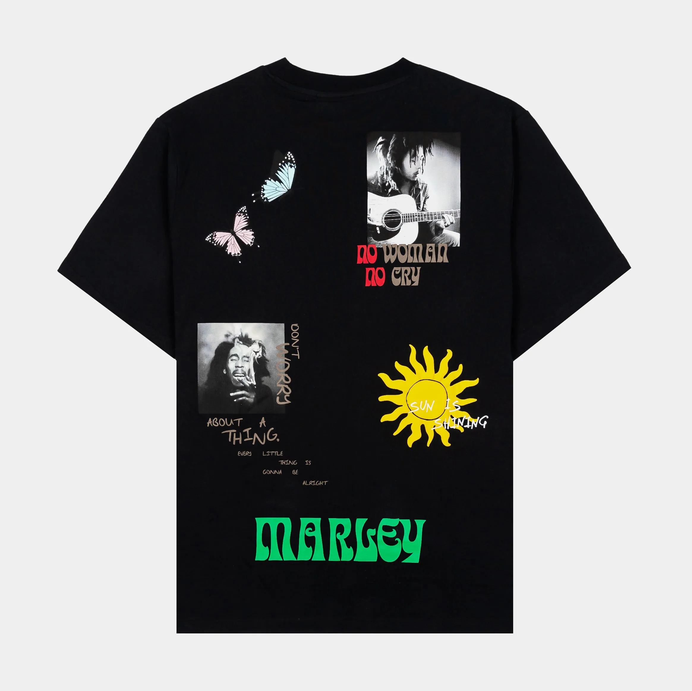 SP x Bob Marley Montage Mens Short Sleeve (Black/Green)