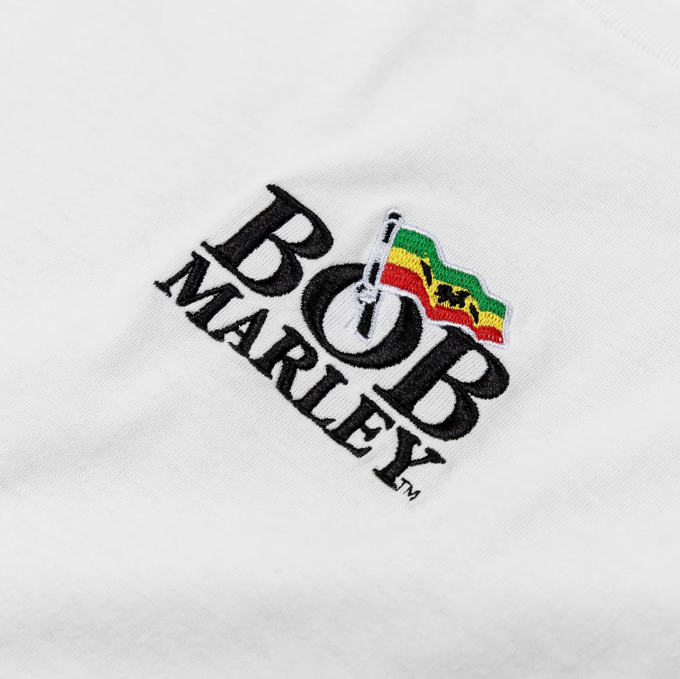 SP x Bob Marley Smoke Mens Short Sleeve Shirt (White/Brown)