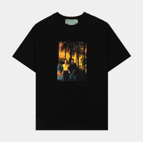 SP x Boyz N The Hood Palms Mens Short Sleeve Shirt (Black/Orange)