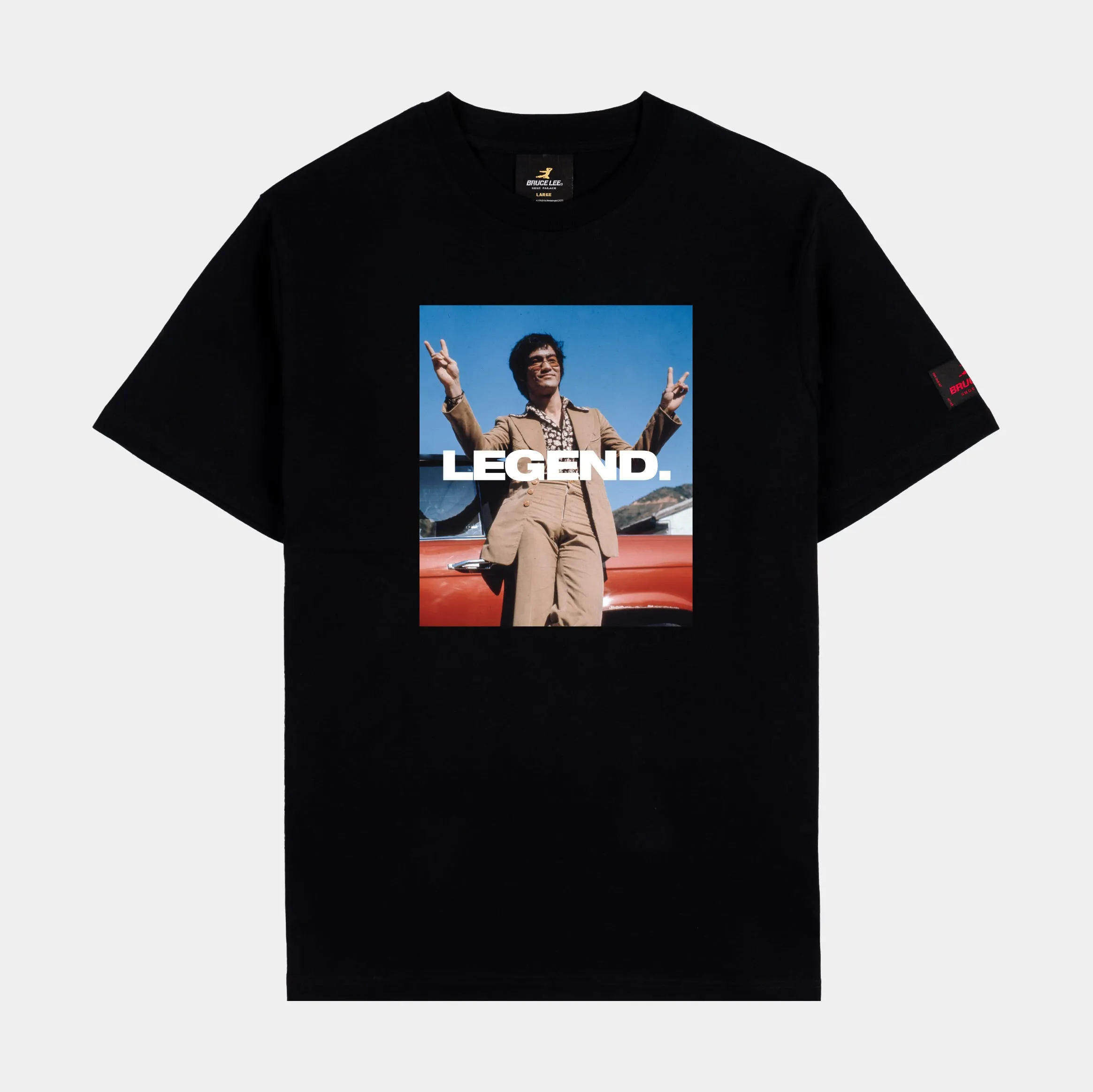 SP x Bruce Lee Legend Mens Short Sleeve Shirt (Black)