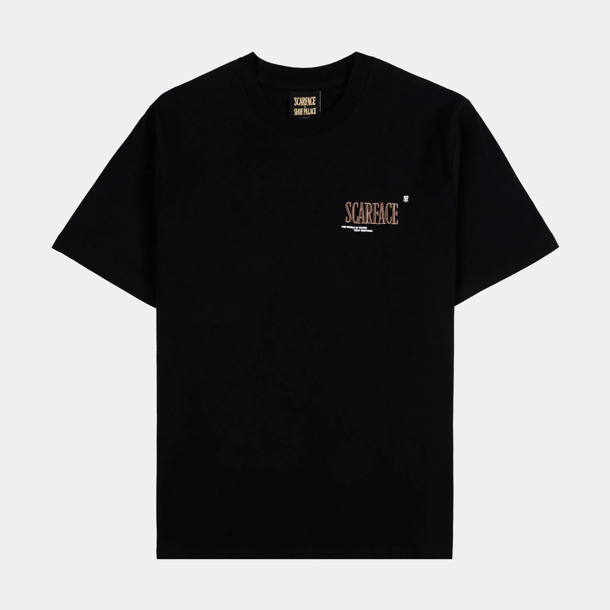 SP x Scarface Day At The Office Mens Short Sleeve Shirt (Black)