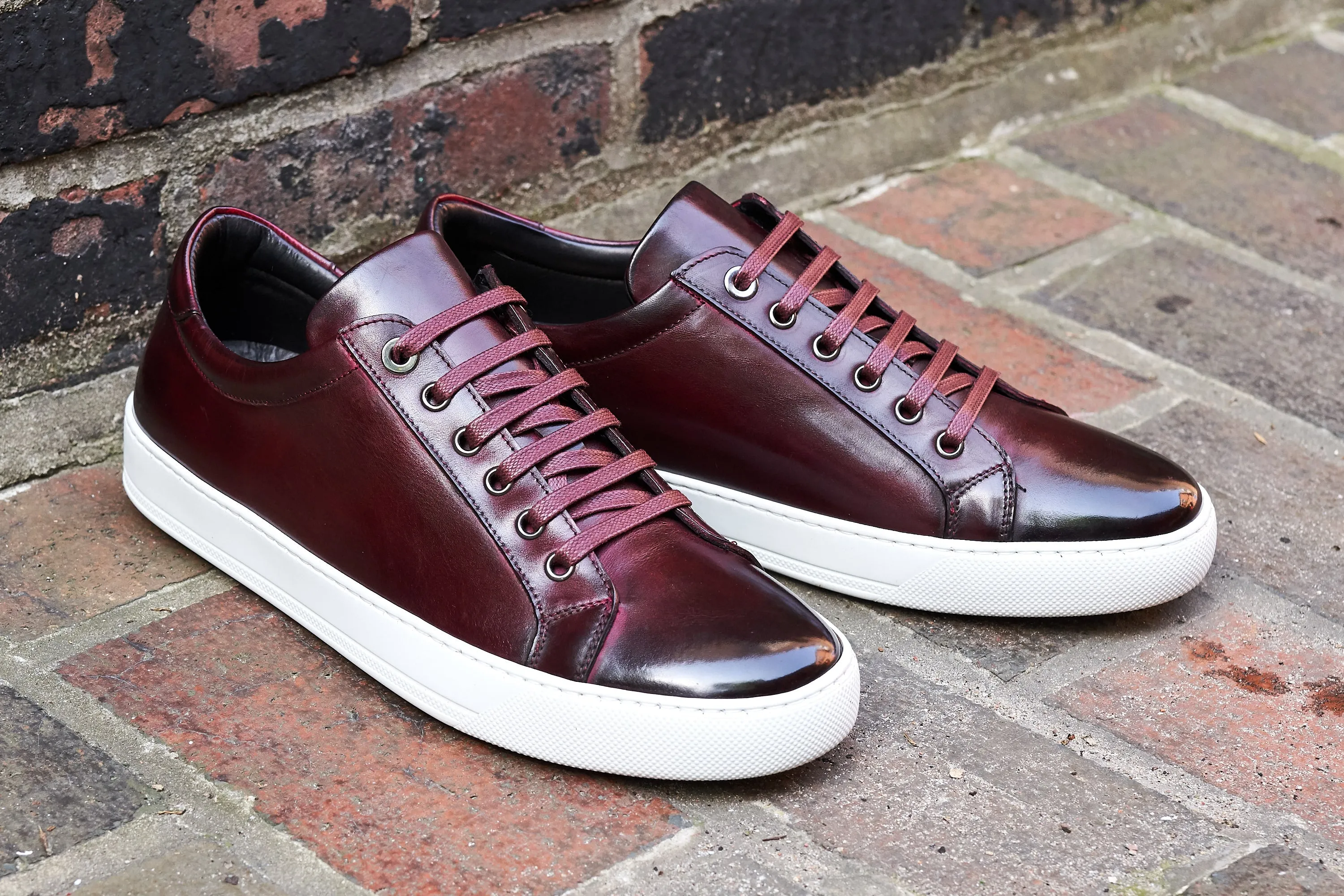 The Smith Low-Top Sneaker - Oxblood